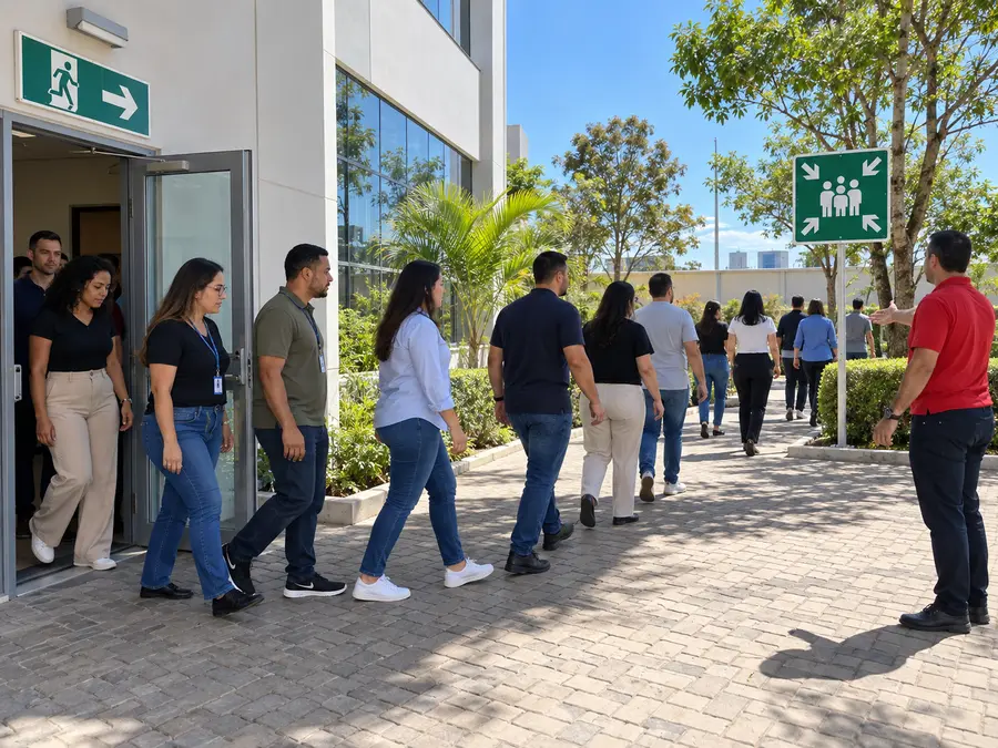 Simulado de abandono de área