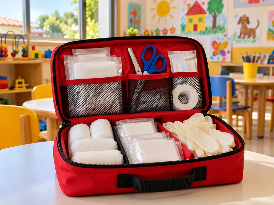 Kit de Primeiros Socorros na escola
